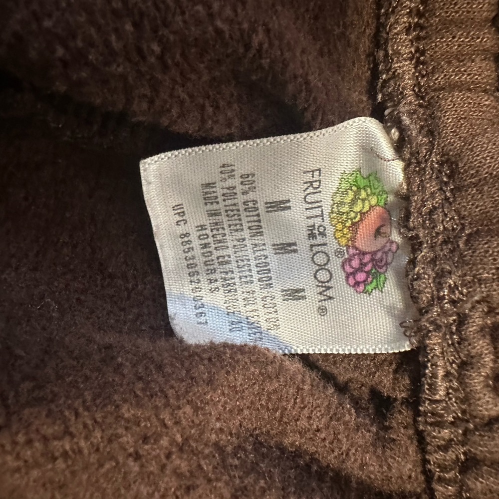 brown fruit of the loom size m men’s. wore once